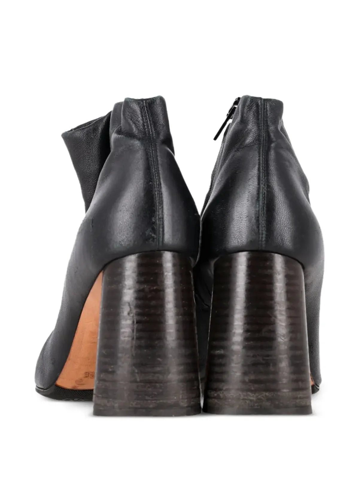 Celine Pre-Owned ジップアップ アンクルブーツ - 画像4