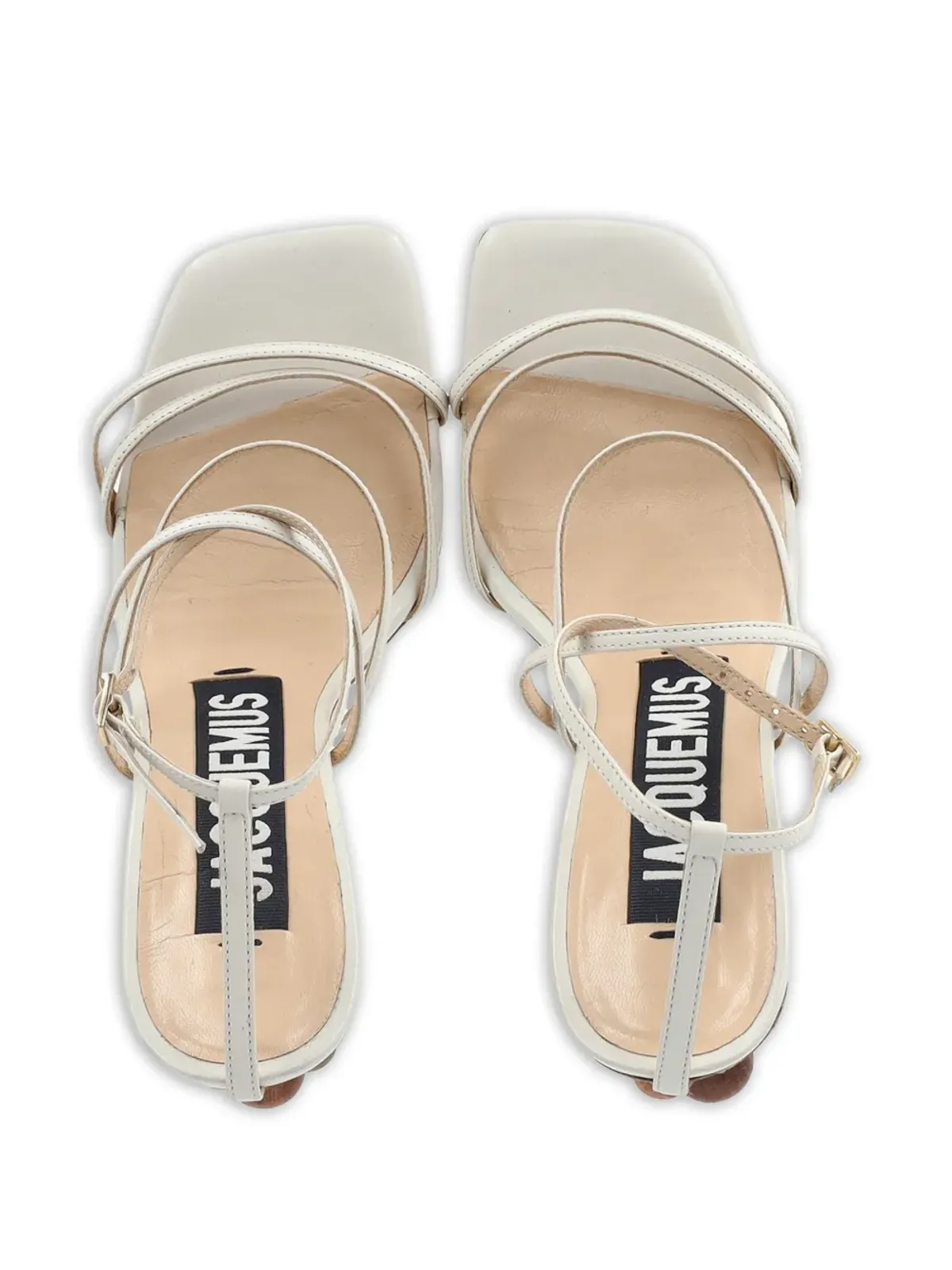 Jacquemus Pre-Owned ビーズ付きストラップサンダル - 画像5