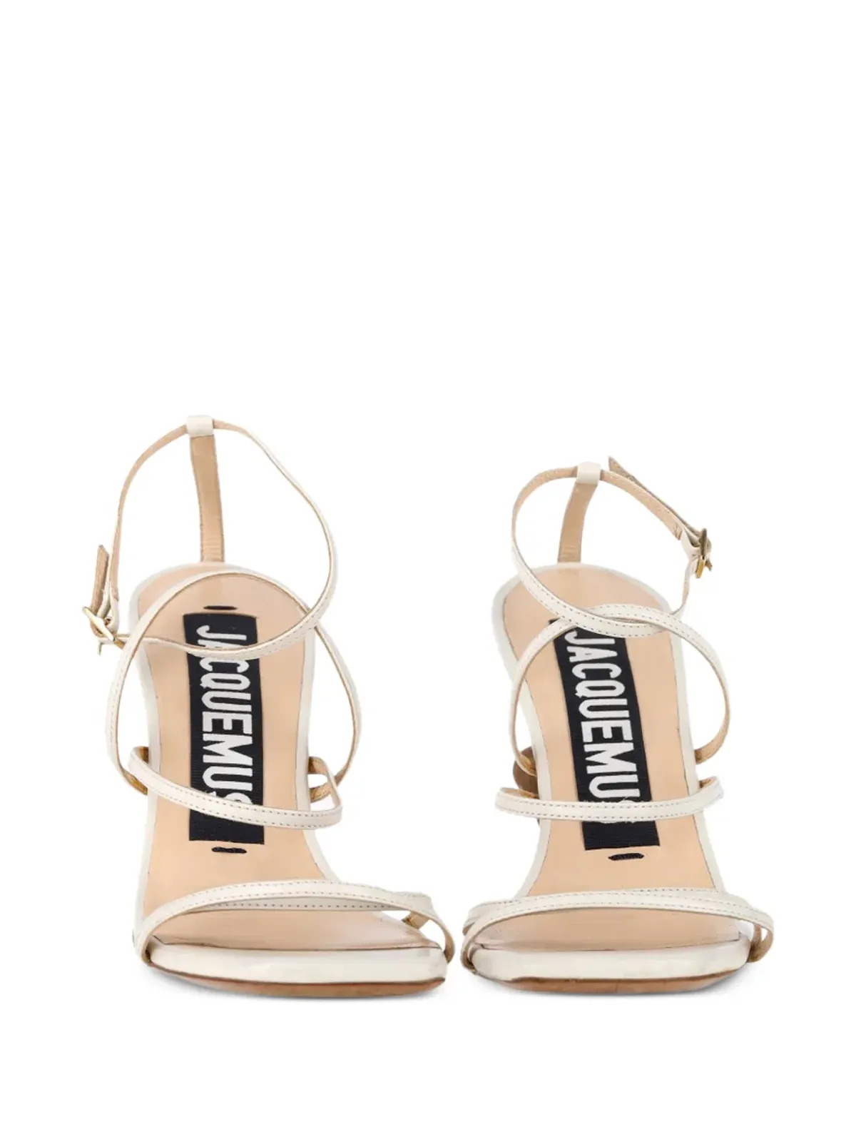 Jacquemus Pre-Owned ビーズ付きストラップサンダル - 画像3