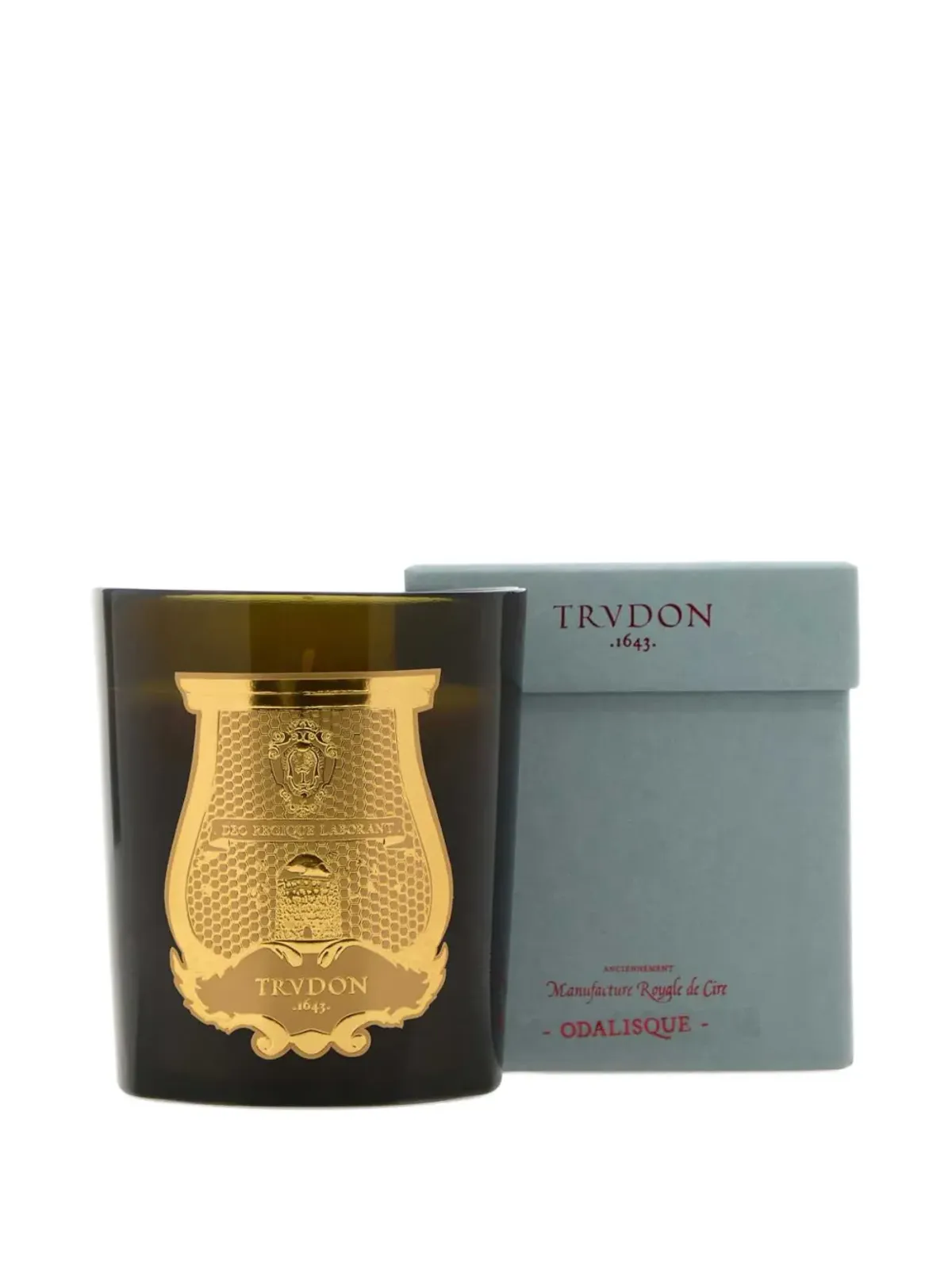 TRUDON Odalisque ロゴディテール キャンドル グリーン - 画像2