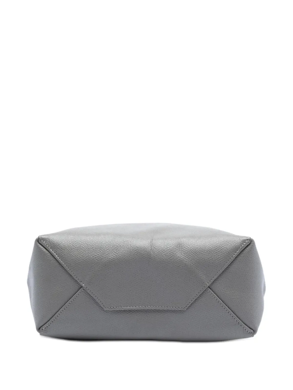 Celine Pre-Owned カバス トート サッチェル 縦型 バイカラー グレインカーフスキン - 画像4