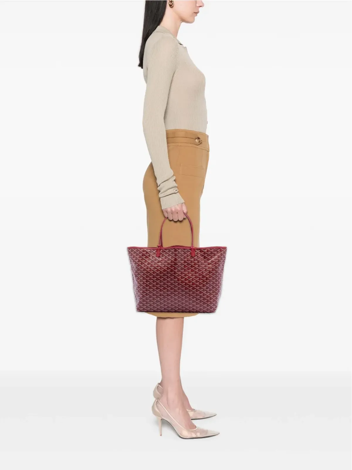Goyard Pre-Owned 2020 Goyardine Saint Louis トートバッグ - レッド - 画像2