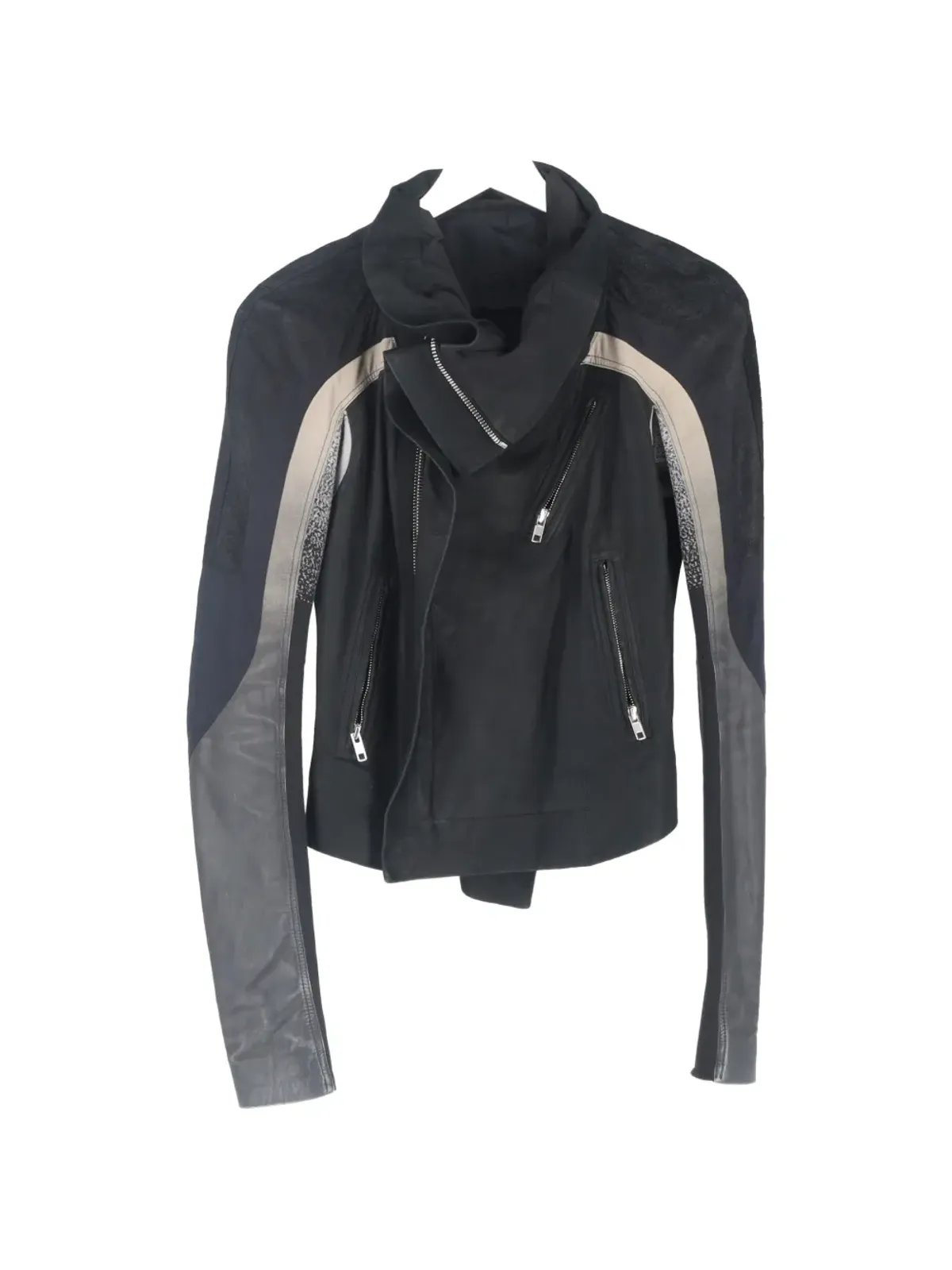 Rick Owens Vintage エリエル クロップド レザー バイカージャケット - 画像1