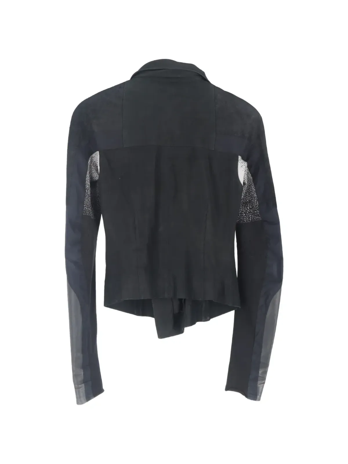 Rick Owens Vintage エリエル クロップド レザー バイカージャケット - 画像2