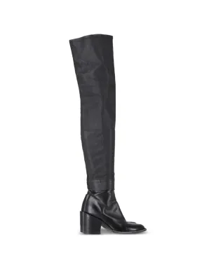 Ann Demeulemeester Vintage ブロックヒール オーバーザニー ブーツ - サムネイル1