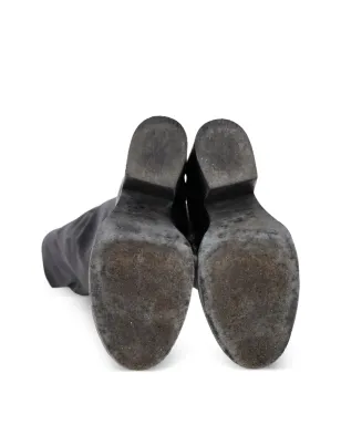 Ann Demeulemeester Vintage ブロックヒール オーバーザニー ブーツ - サムネイル5