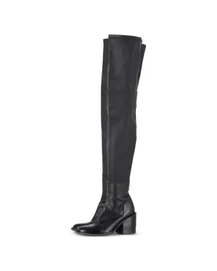 Ann Demeulemeester Vintage ブロックヒール オーバーザニー ブーツ - サムネイル2