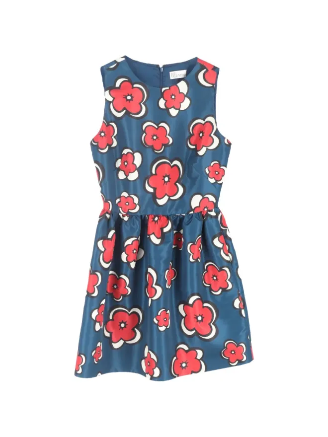 Red Valentino Vintage Red Valentino Vintage 花柄プリントミニドレス - ブルーの商品画像