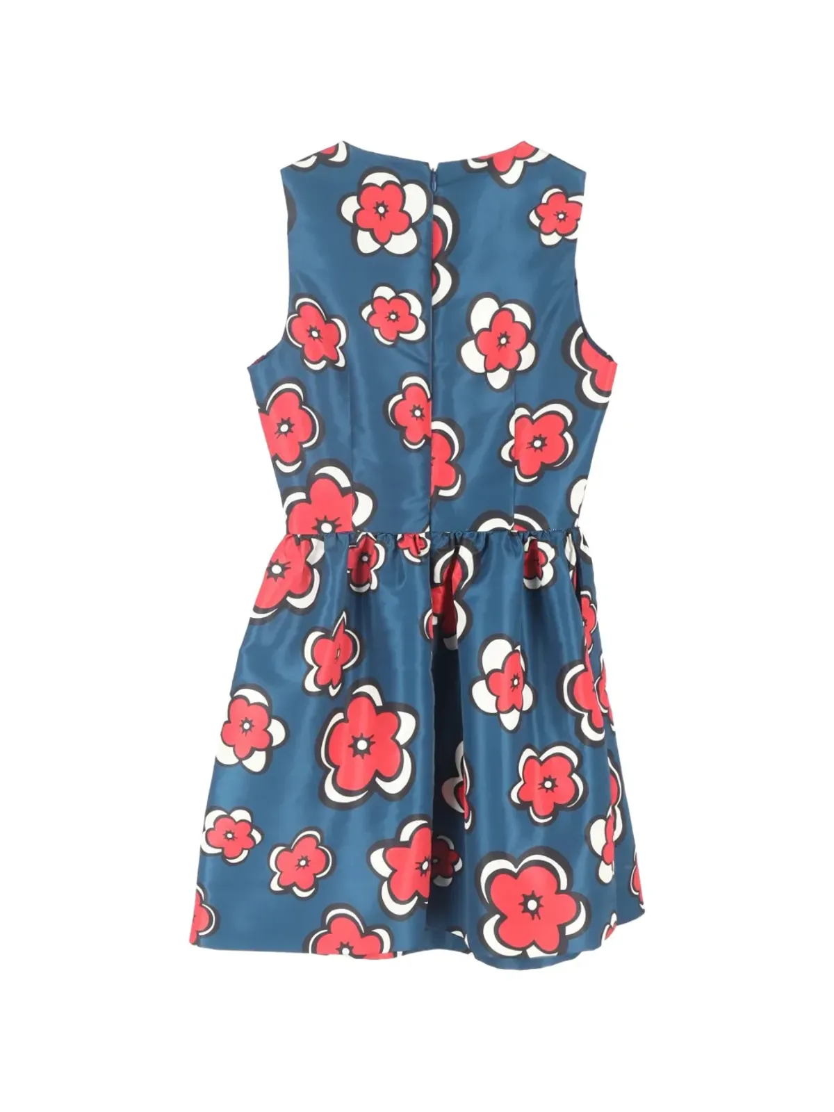 Red Valentino Vintage 花柄プリントミニドレス - ブルー - 画像2