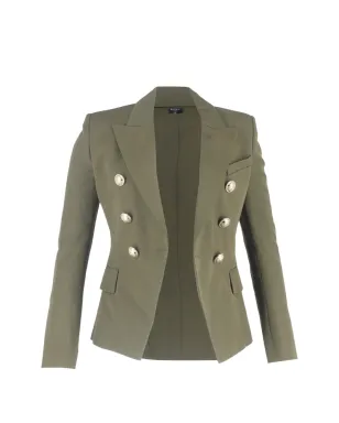 Balmain Pre-Owned ピークドラペルブレザー - サムネイル1