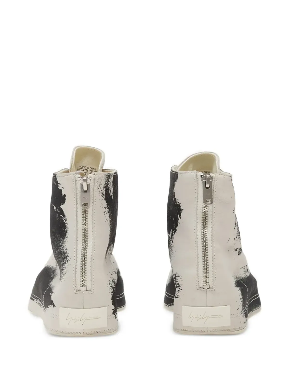 Y-3 スプラッシュプリント ハイトップスニーカー - 画像3