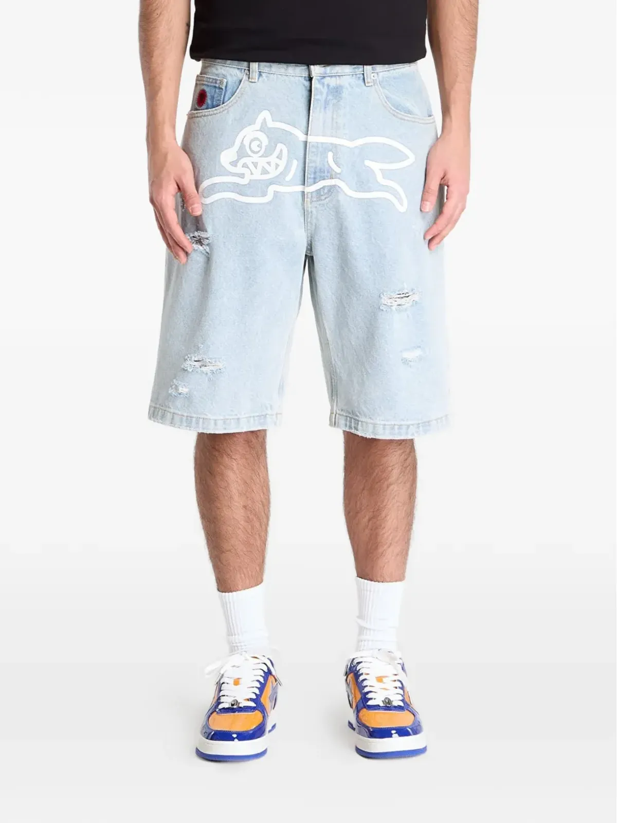 Billionaire Boys Club - Ice Cream ランニングドッグ デニムショーツ - 画像3