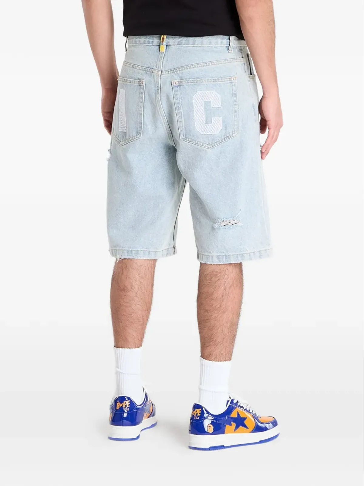 Billionaire Boys Club - Ice Cream ランニングドッグ デニムショーツ - 画像4