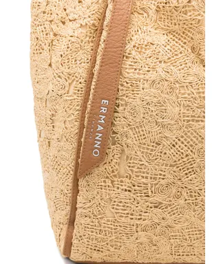 ERMANNO FIRENZE フローラルアップリケ トートバッグ - サムネイル4