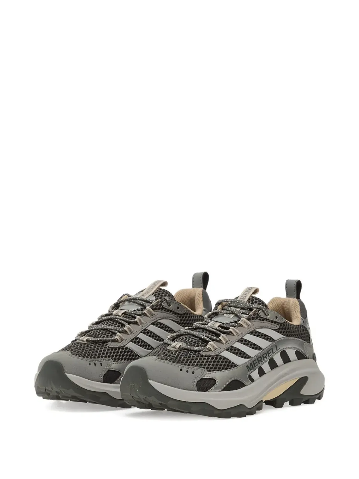 Merrell ストライプパネルドスニーカー グレー - 画像2