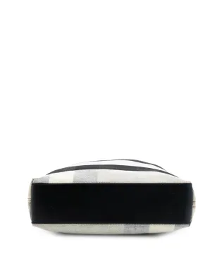 Burberry Pre-Owned Mega Check Canvas Tottenham Brit サッチェル - サムネイル4