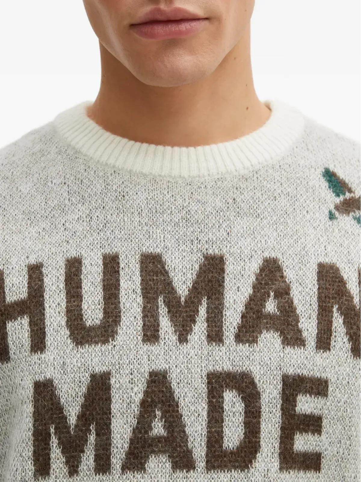 Human Made インターシャ ラウンドネック ジャンパー - 画像5