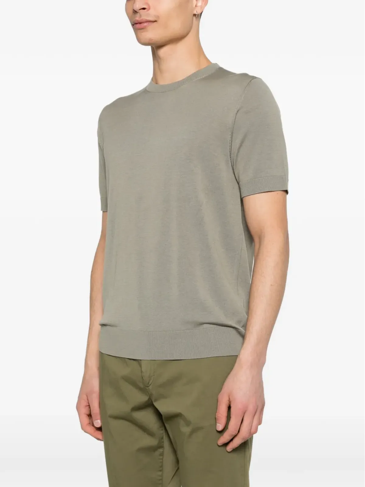 Paolo Pecora ショートスリーブニットTシャツ - 画像3