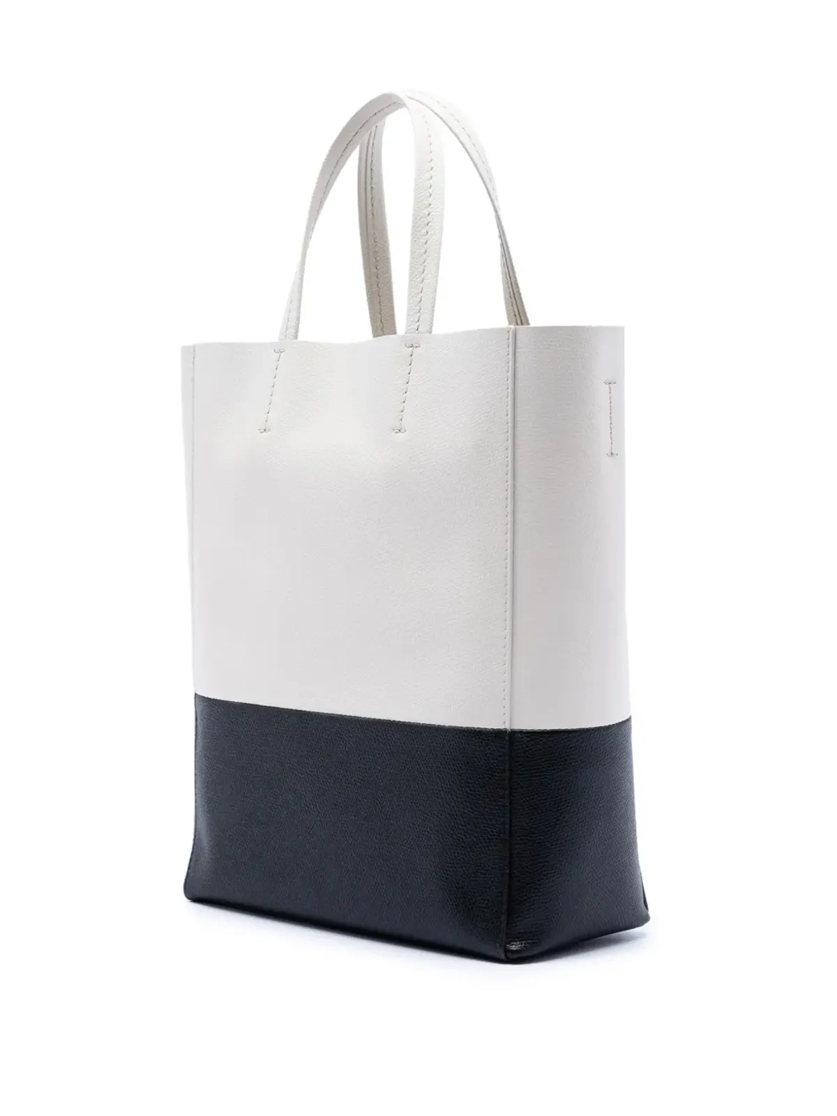 Celine Pre-Owned 2018年 バイカラー グレインカーフスキン 縦型 カバス・トート・サッチェル - 画像3