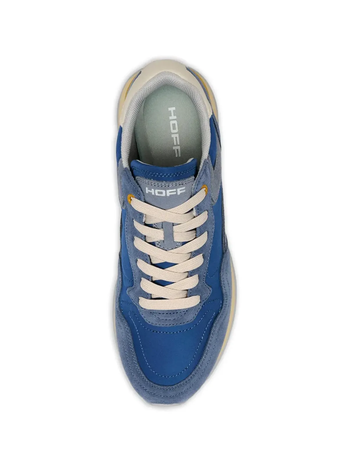 Hoff City Retro panelled lace-up sneakers - Blue - 画像3