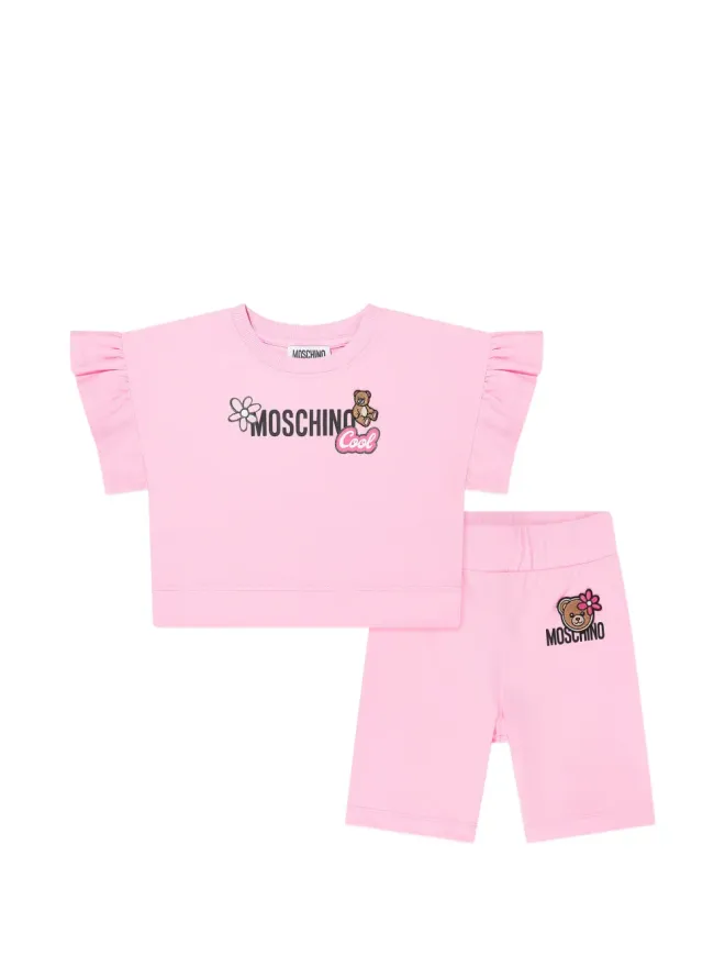 Moschino Kids Moschino Kids フリル袖ショートパンツセットの商品画像