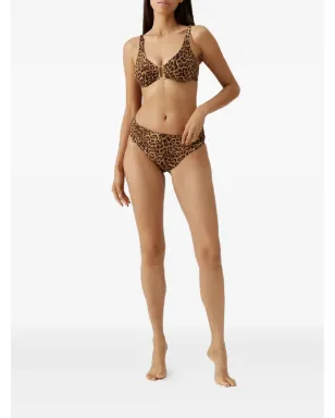 Melissa Odabash Bel Air cheetah-print bikini top - Neutrals - サムネイル4