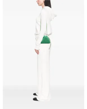 Bottega Veneta Pre-Owned ブークレ ラフィアのミニポーチ クロスボディバッグ - サムネイル2