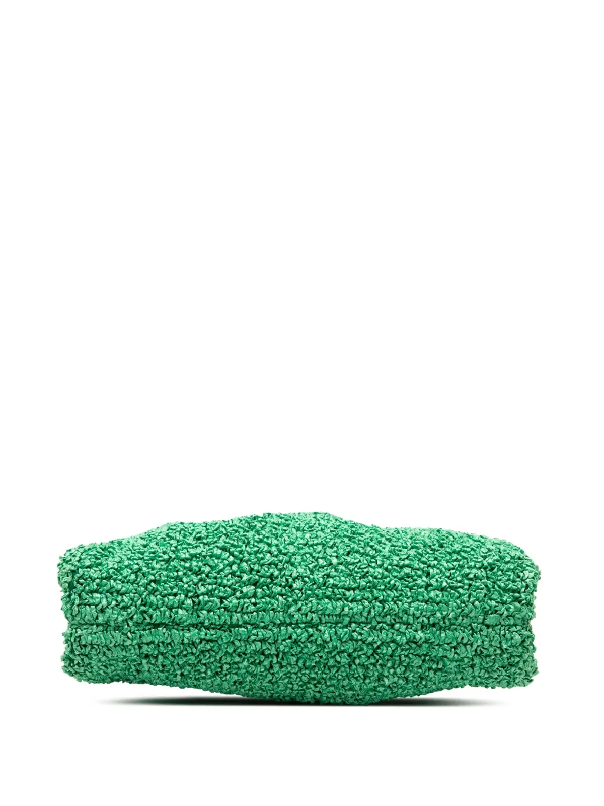 Bottega Veneta Pre-Owned ブークレ ラフィアのミニポーチ クロスボディバッグ - 画像4