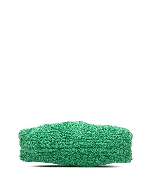 Bottega Veneta Pre-Owned ブークレ ラフィアのミニポーチ クロスボディバッグ - サムネイル4