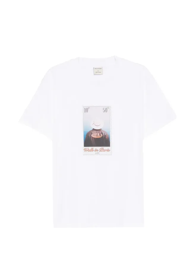 WALK IN PARIS WALK IN PARIS Lether JacketスタンプコットンTシャツの商品画像