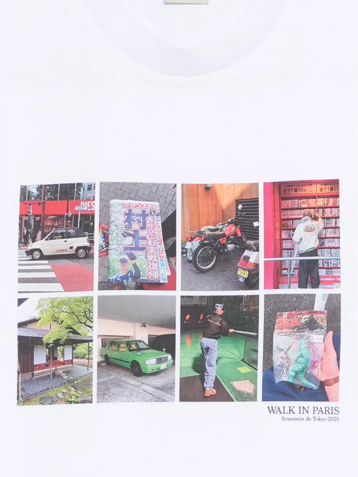 WALK IN PARIS フォトグラフィックTシャツ - 画像3