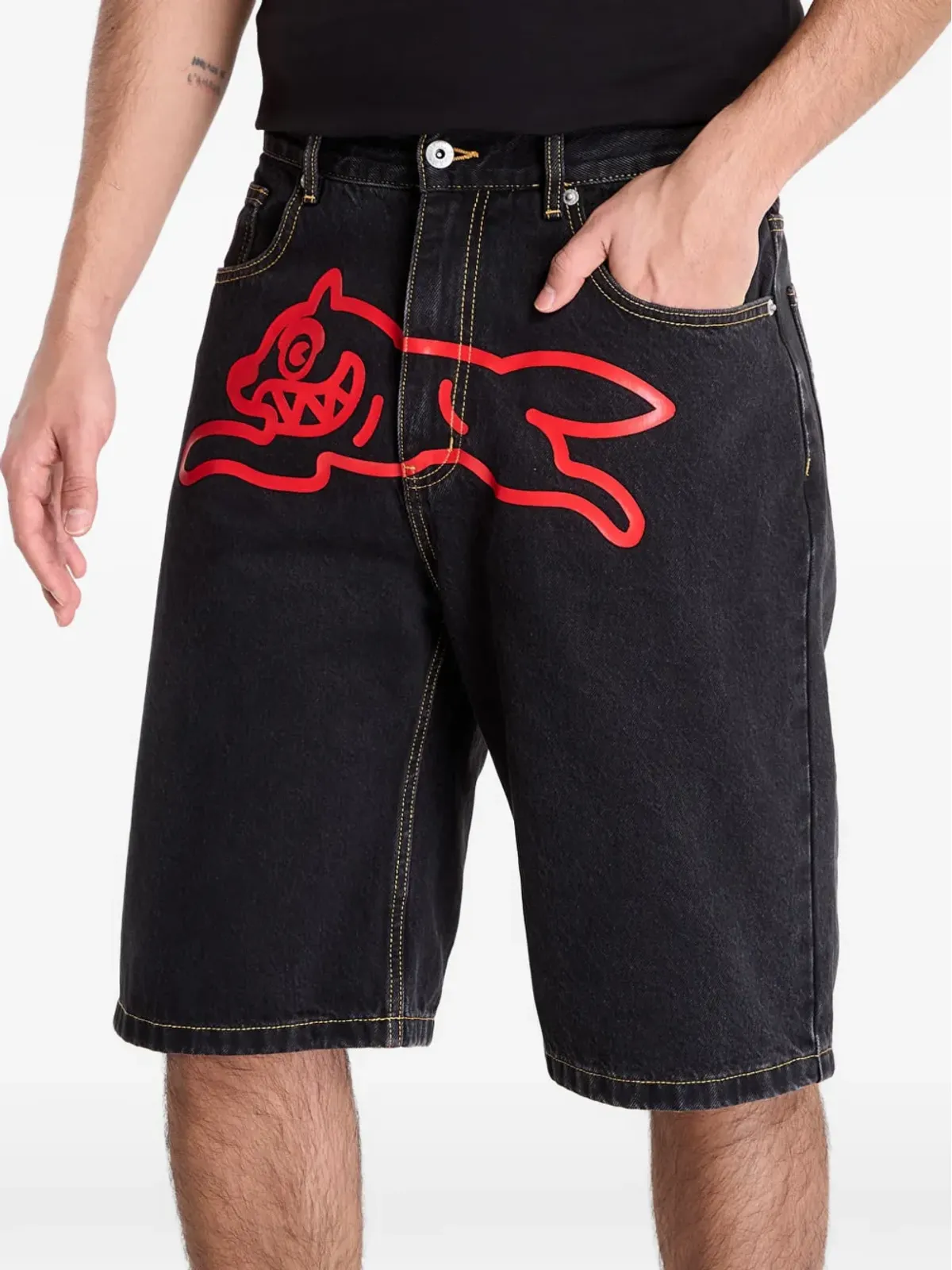 Billionaire Boys Club - Ice Cream 犬柄デニムショートパンツ - 画像5