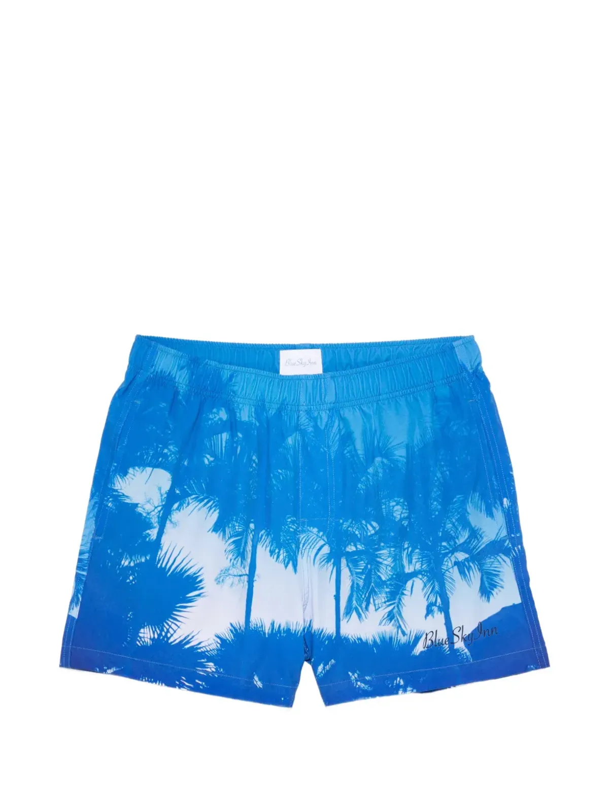 BLUE SKY INN palm print swim shorts - 画像1
