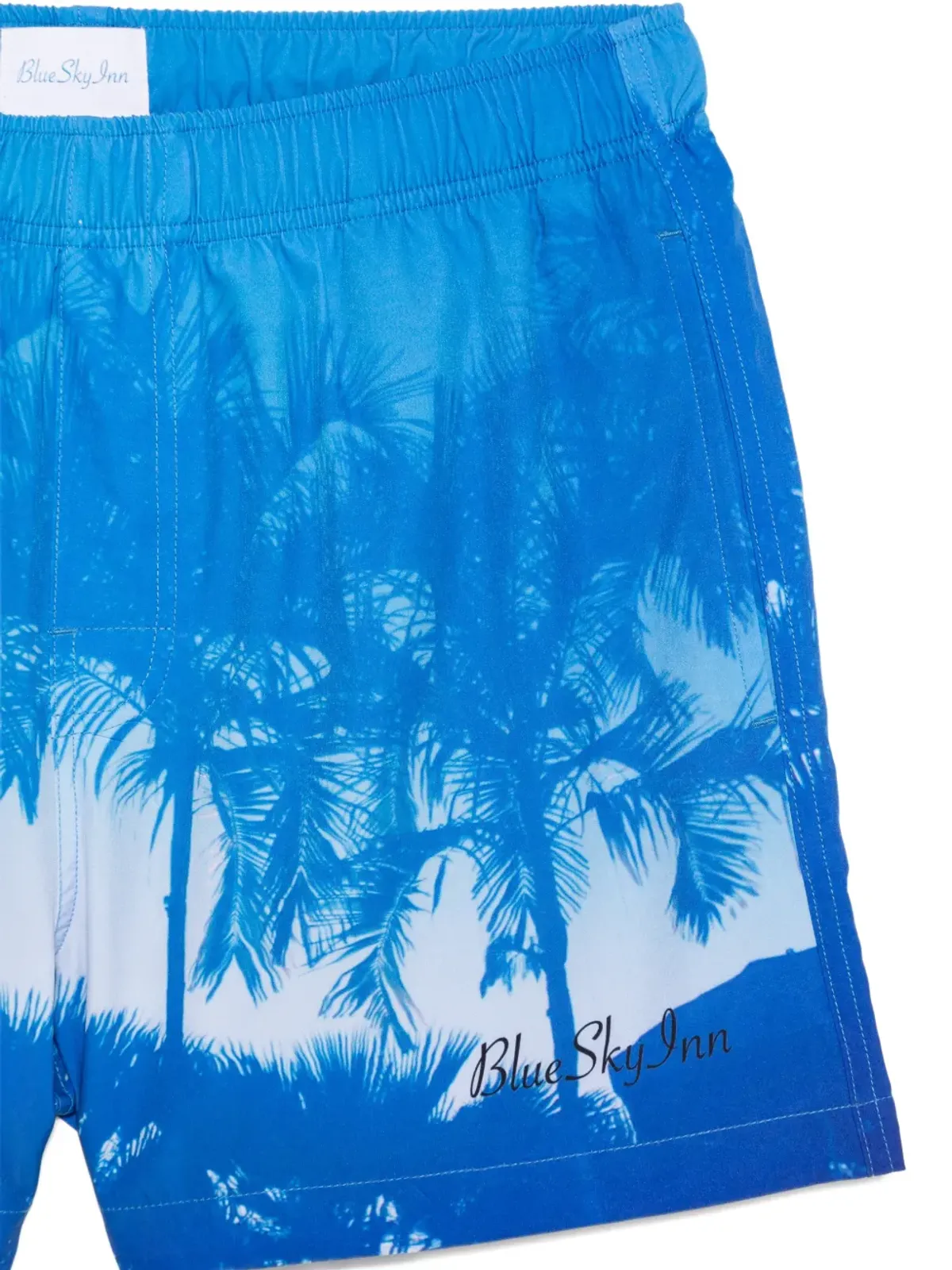 BLUE SKY INN palm print swim shorts - 画像3