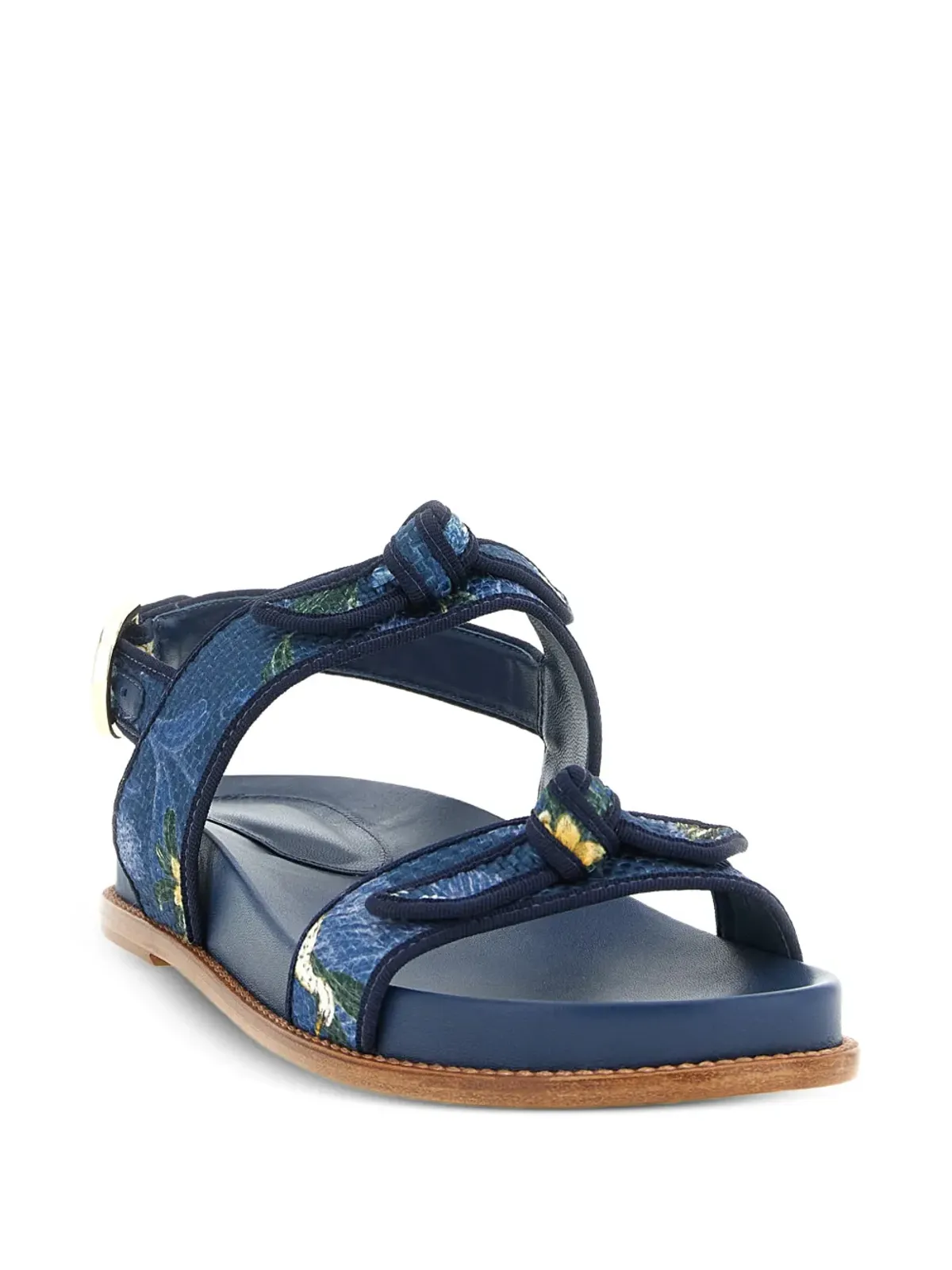 Alexandre Birman x AGUA by Agua Bendita パターン柄サンダル - Blue - 画像2