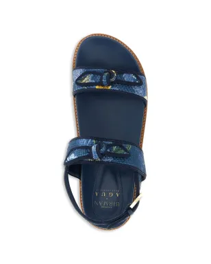 Alexandre Birman x AGUA by Agua Bendita パターン柄サンダル - Blue - サムネイル3
