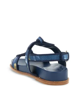 Alexandre Birman x AGUA by Agua Bendita パターン柄サンダル - Blue - サムネイル4