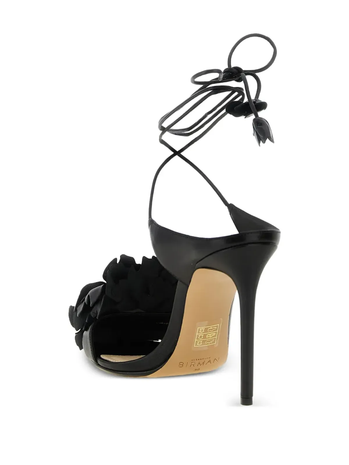 Alexandre Birman アンクルストラップサンダル - ブラック - 画像3