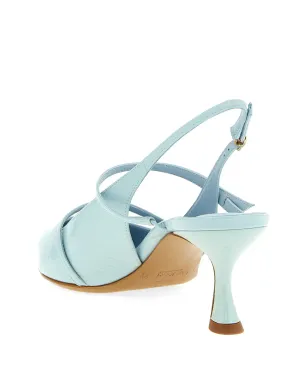 Alexandre Birman ティタ ポインテッドトゥ・スリングバック・パンプス - ブルー - サムネイル3