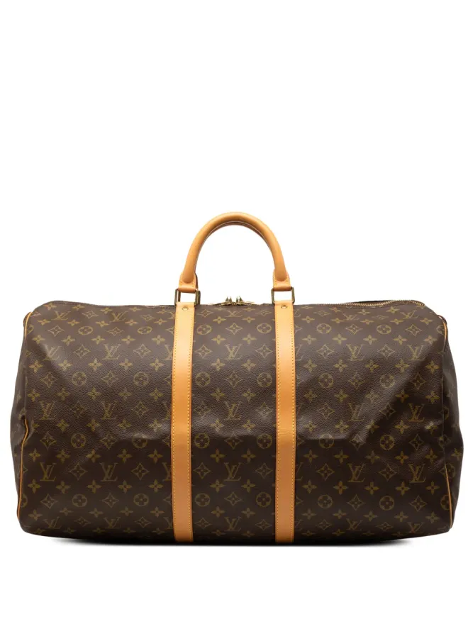 Louis Vuitton Pre-Owned Louis Vuitton Pre-Owned 1997 Monogram Keepall 55 travel bag - Brownの商品画像