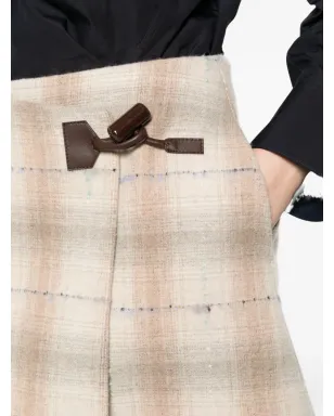 LOEWE チェック柄スカート - サムネイル5