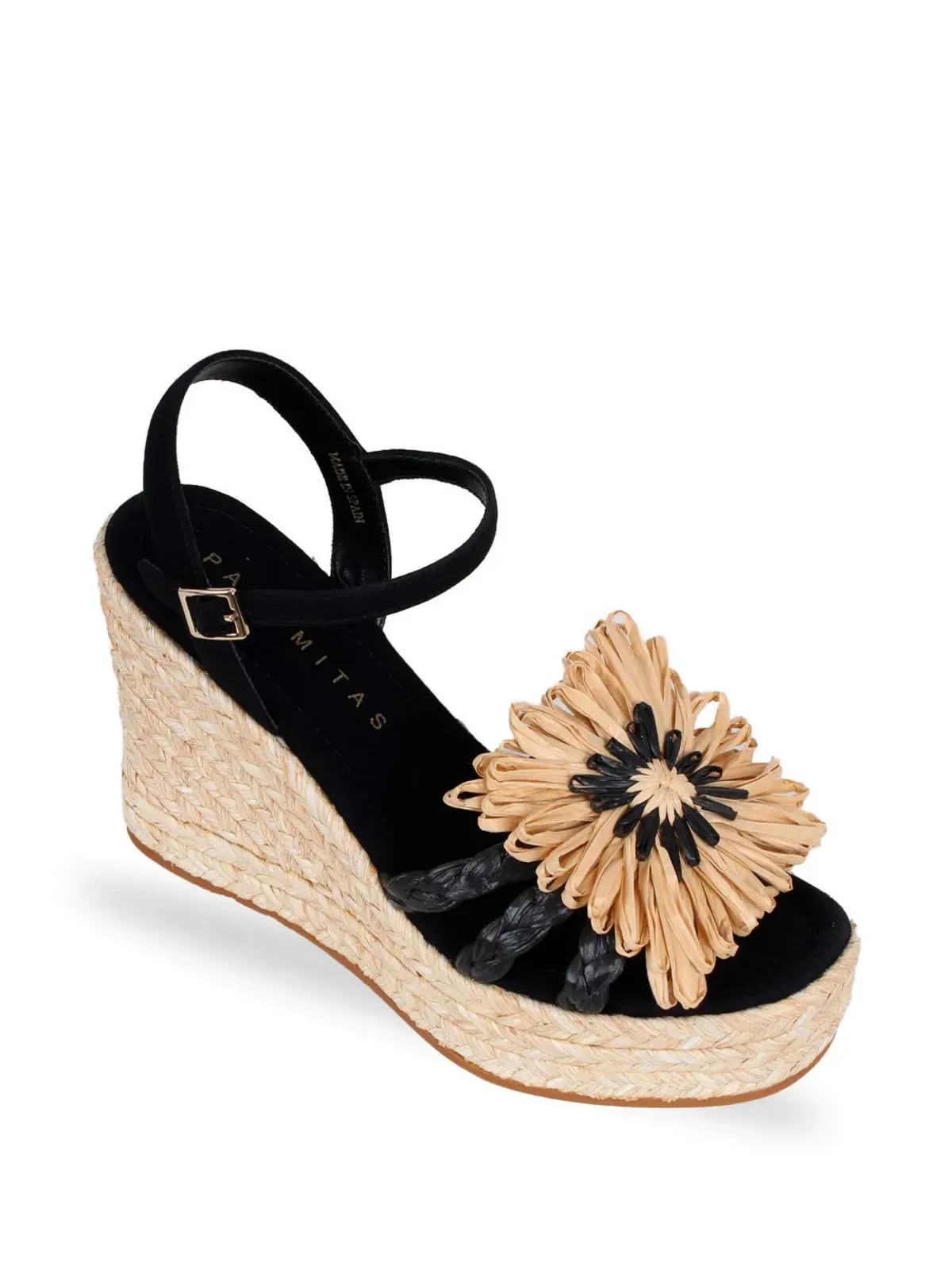 Palomitas By Paloma Barcelò Fannie braided floral sandals - Black - 画像2