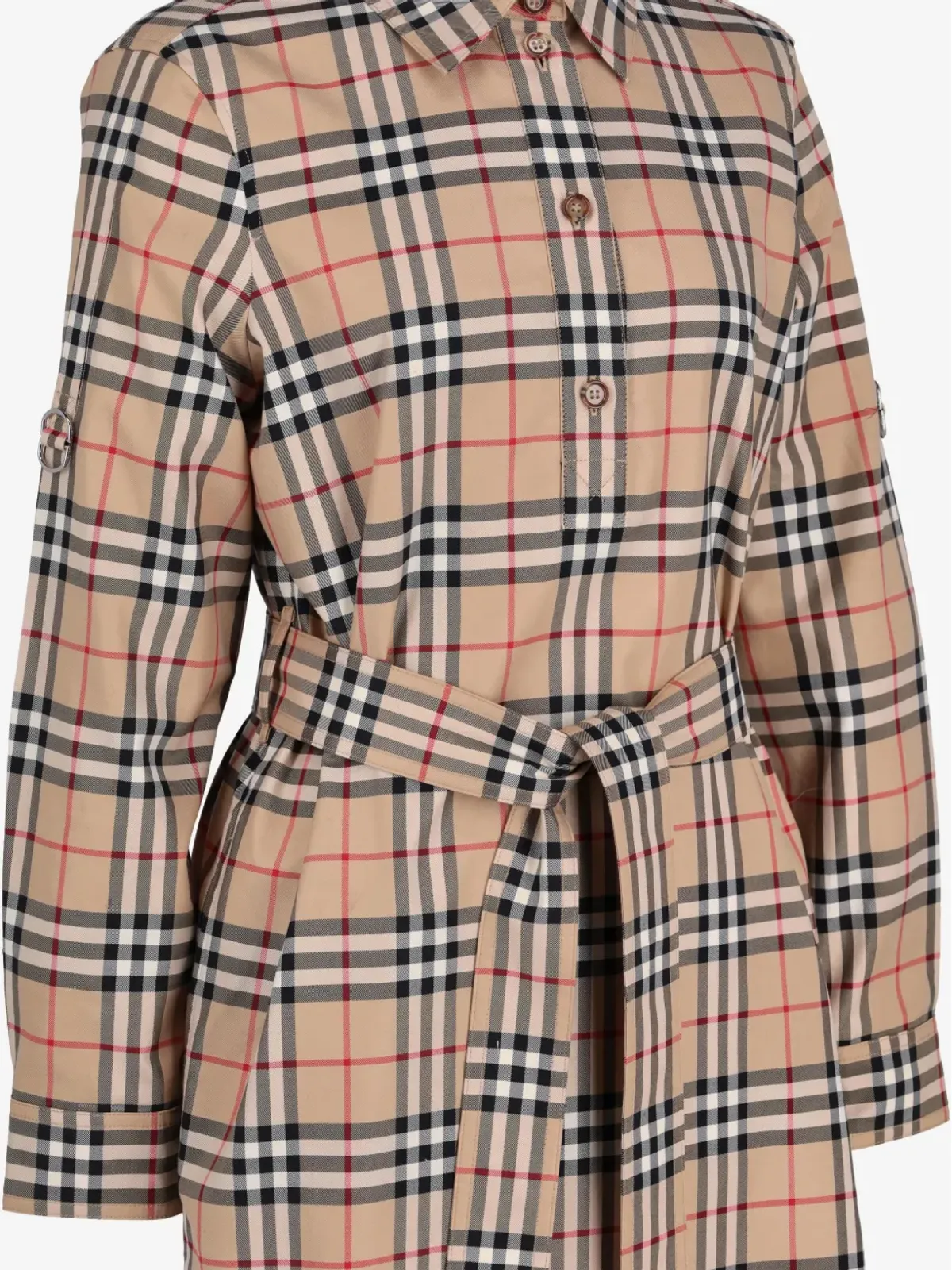 Burberry Pre-Owned 柄シャツワンピース - 画像5