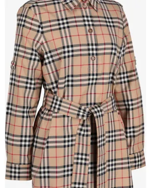 Burberry Pre-Owned 柄シャツワンピース - サムネイル5
