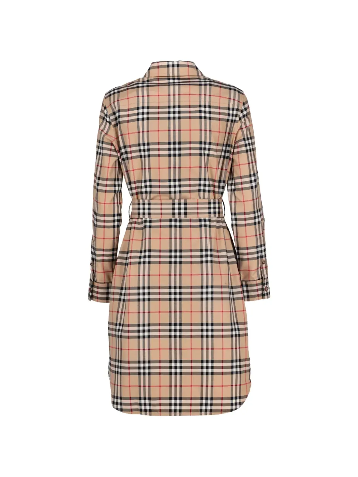 Burberry Pre-Owned 柄シャツワンピース - 画像2