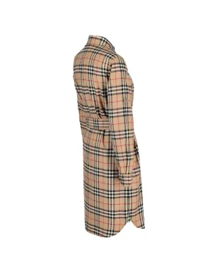 Burberry Pre-Owned 柄シャツワンピース - サムネイル4