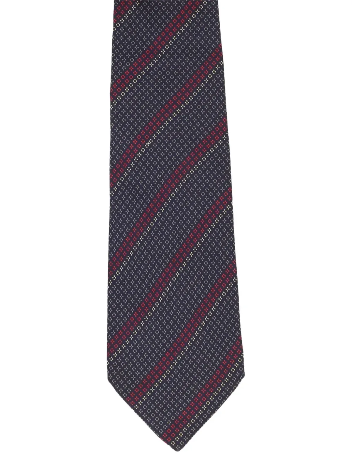 Saint Laurent Pre-Owned ストライプタイ（ブルー） - 画像3