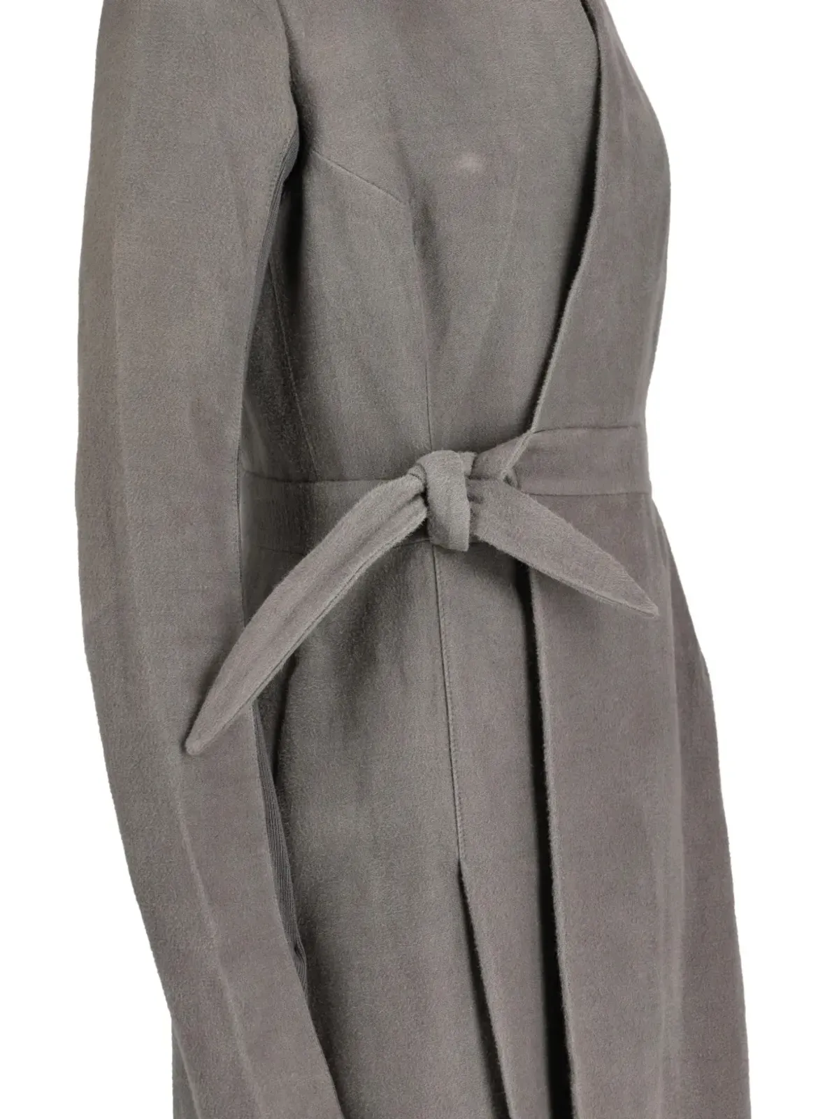 Rick Owens Vintage 2009年 Vネック ベルト付きコート - 画像5