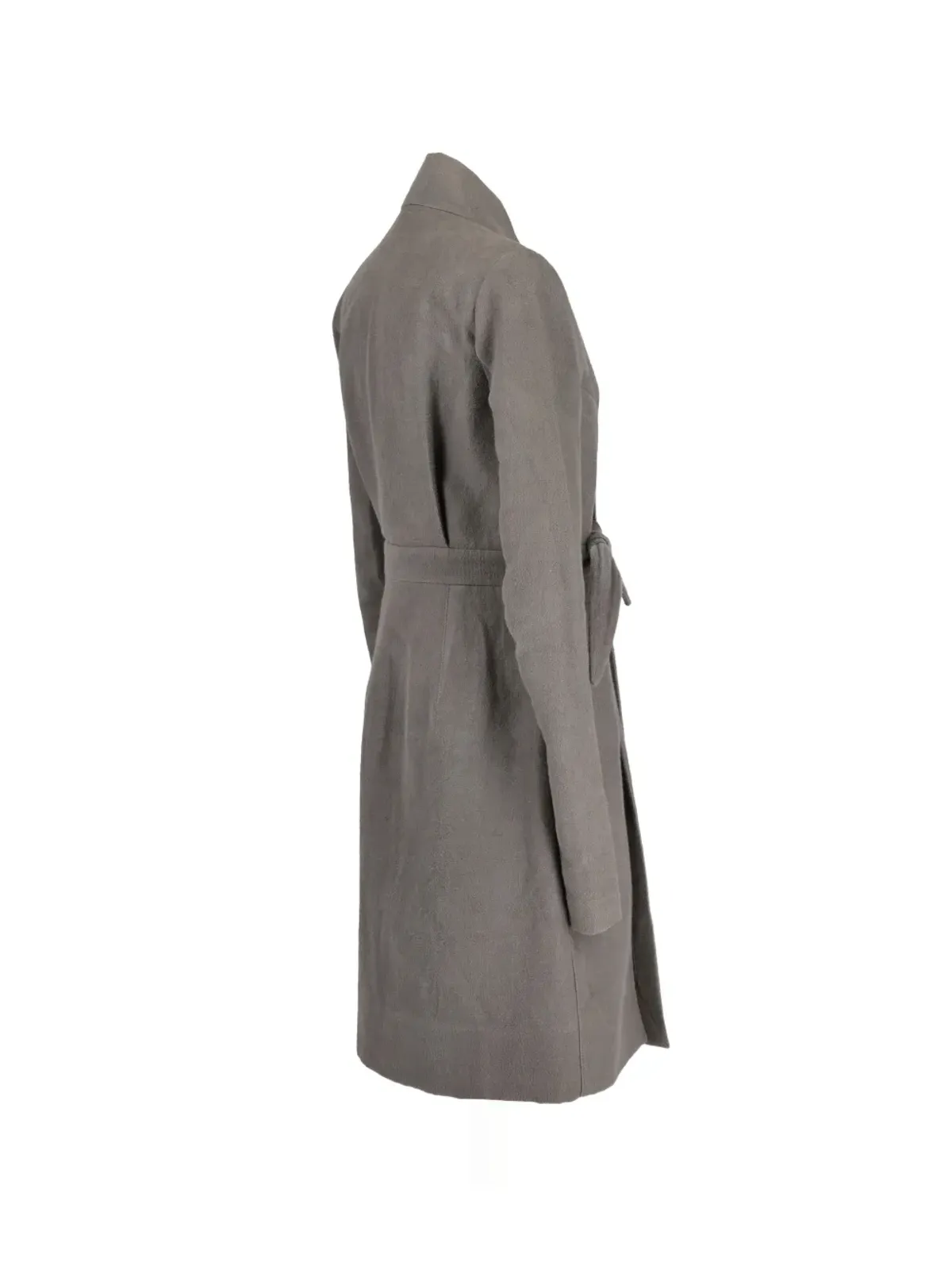 Rick Owens Vintage 2009年 Vネック ベルト付きコート - 画像3