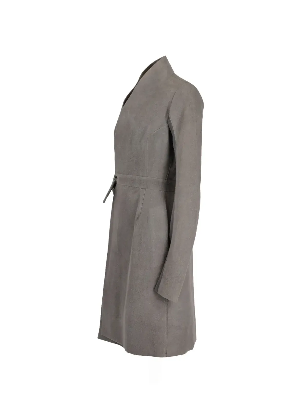 Rick Owens Vintage 2009年 Vネック ベルト付きコート - 画像4